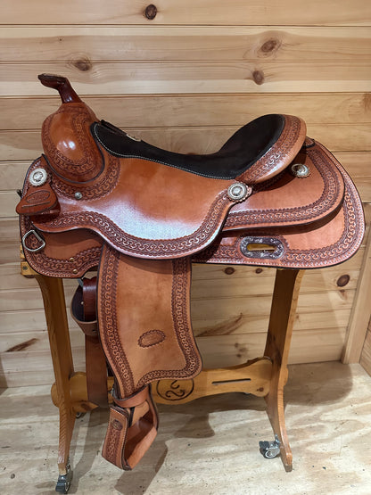 16” Billy Cook Maker Sulphur OK Reiner Western Saddle Model 8915