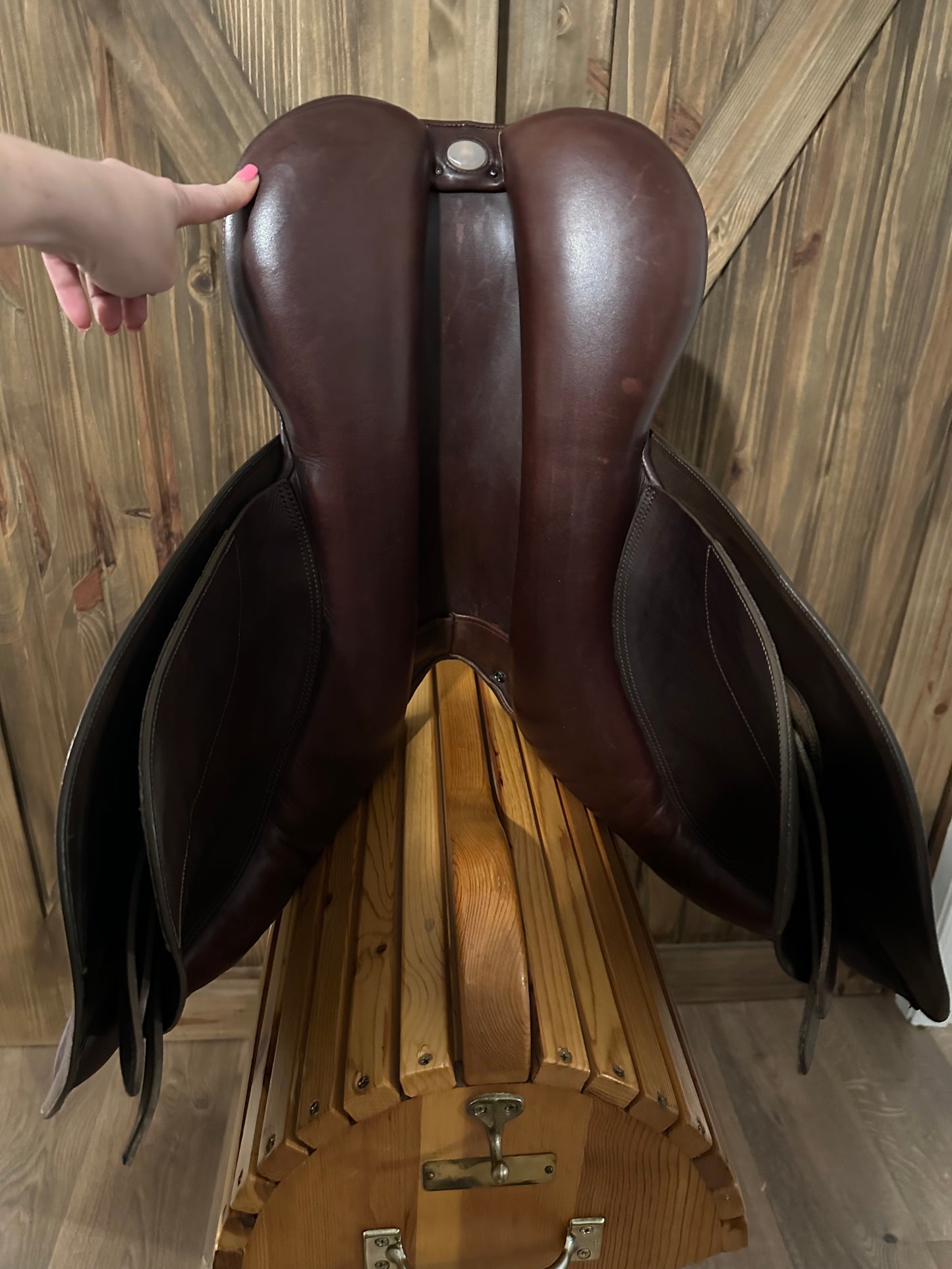 18” Bates Caprilli Close Contact/ Jumping Saddle w/ XCH