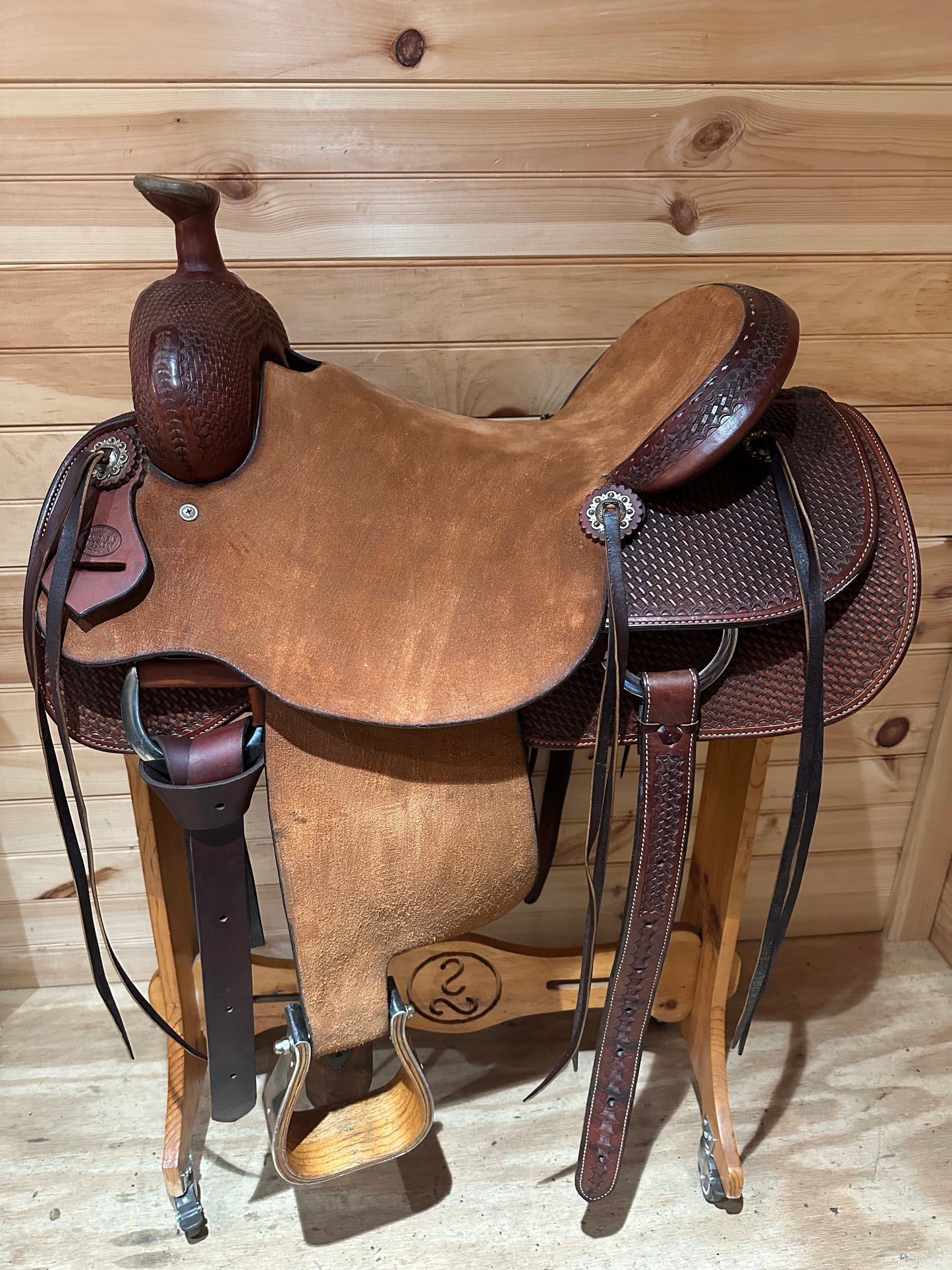 16” Diamond K Saddlery Ranch Roper Western Saddle