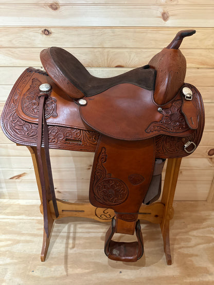 15” Tex Tan Hereford Western Trail Saddle Model 08-4014P5