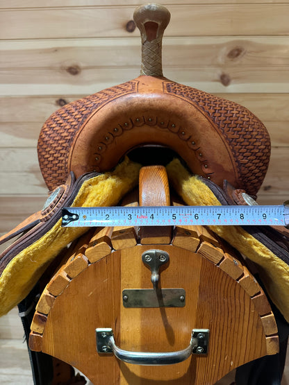 15” Billy Cook Maker Sulphur,OK Barrel Racing Saddle Model 1901