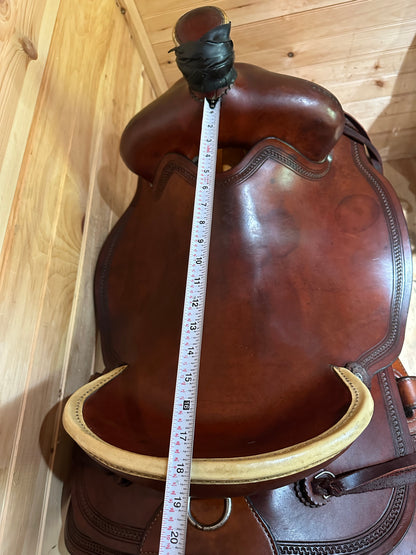 18” Circle Y All-Around Ranch Roper Western Saddle Model 1124