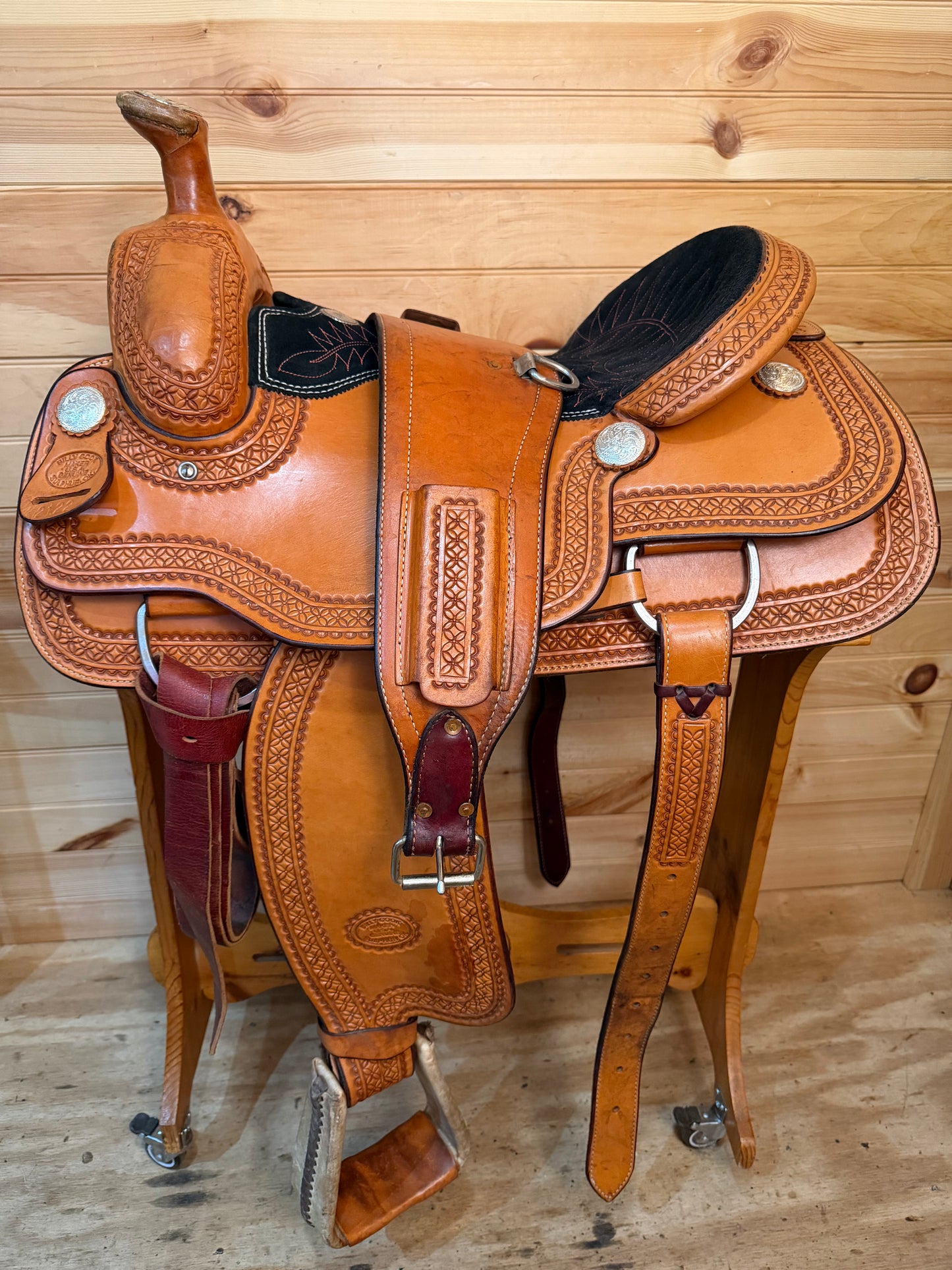 16” Billy Cook Maker Team Roper Sulphur, OK Western Saddle 2122