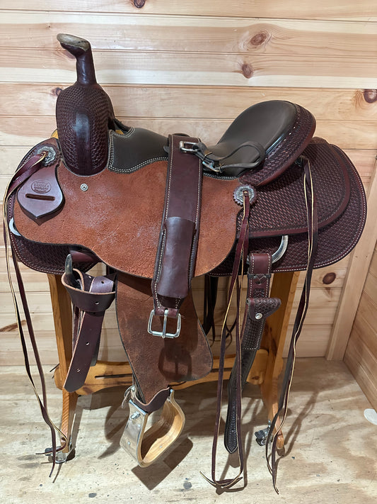 16” Diamond K Saddlery Ranch Roper Western Saddle