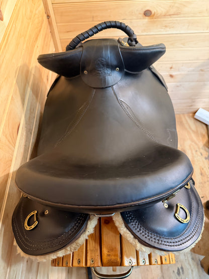 17” Australian Stock Saddle Co Santa MK III Enduro Aussie Saddle by James Saddlery
