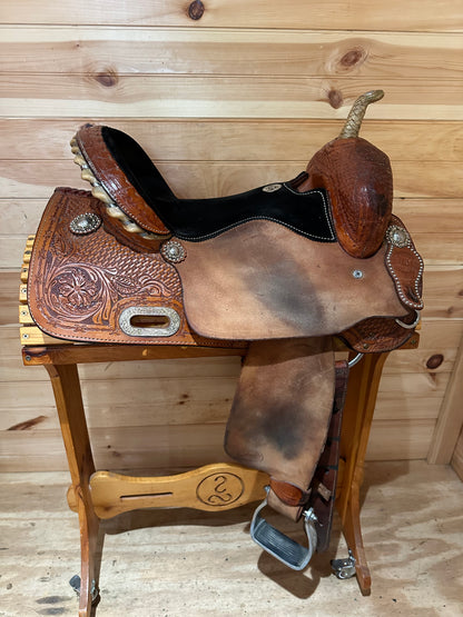 15” Hud Roberts HR Barrel Racing Western Saddle