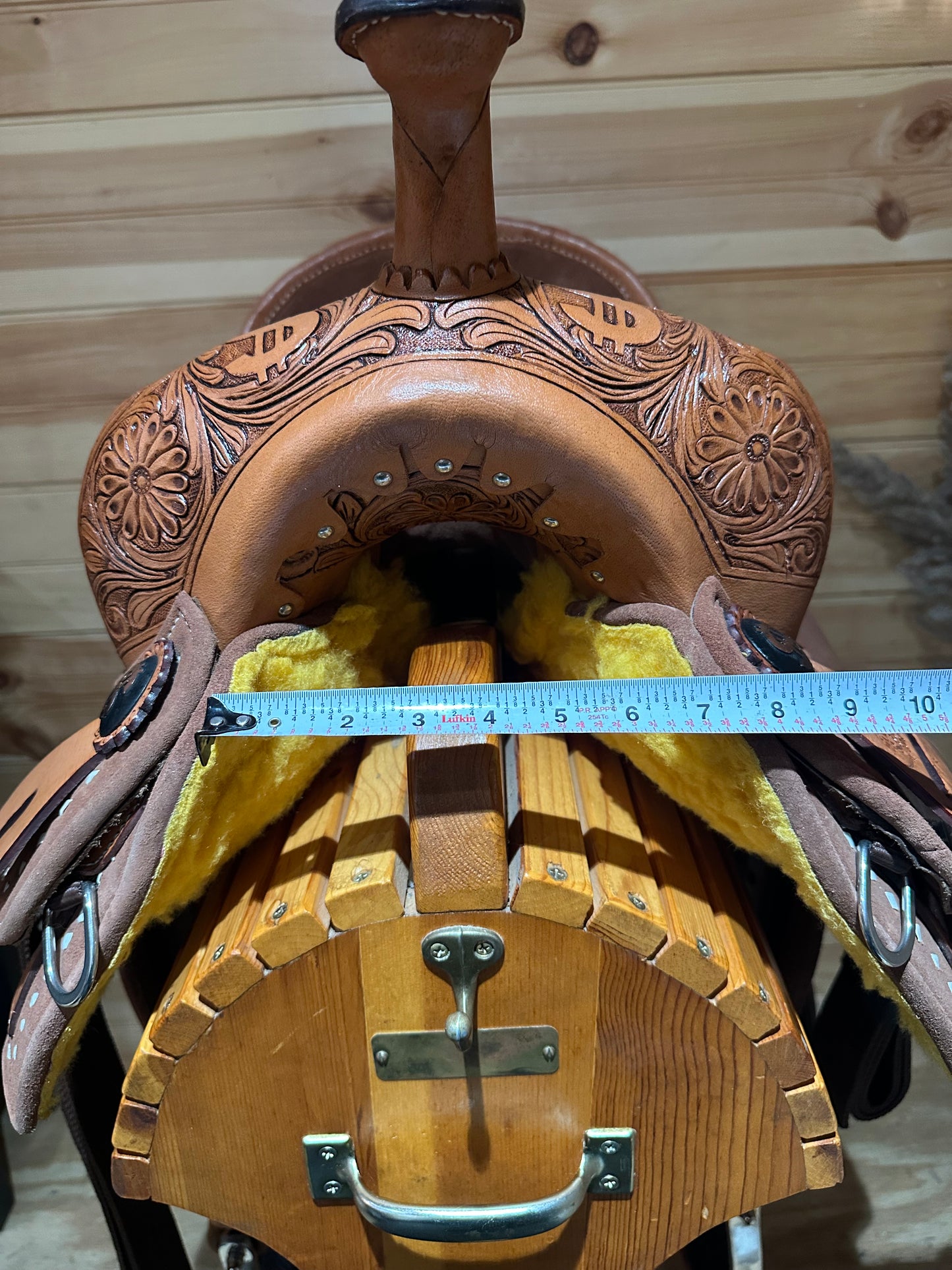 Silver Royal Ca$h Barrel Saddle