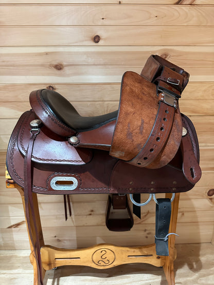 15” Double C Saddlery Western Trail Saddle Model CP 1308 03