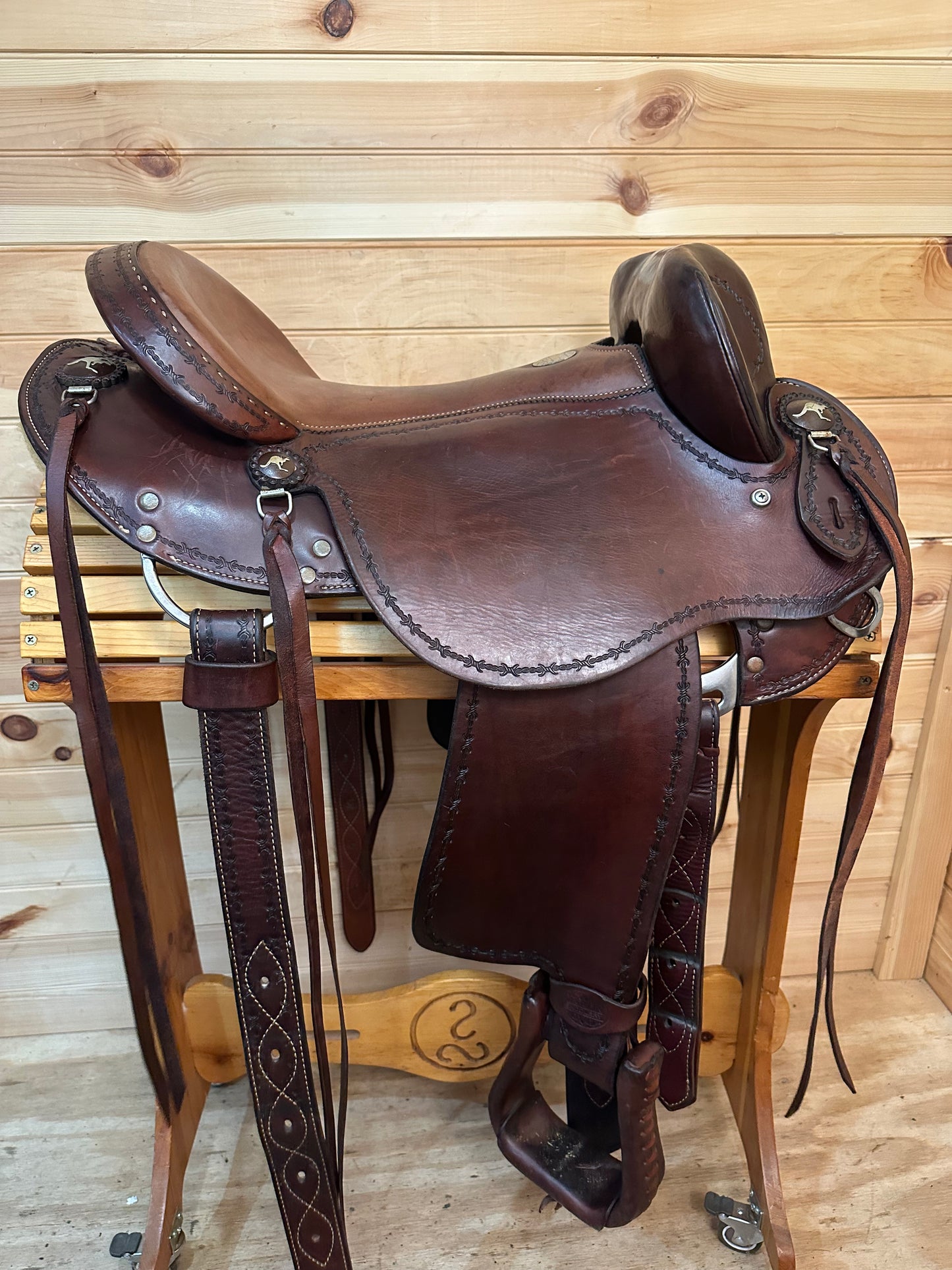 15” Clinton Anderson Aussie Stock Saddle by Martin Saddlery
