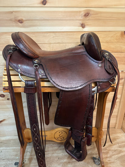 15” Clinton Anderson Aussie Stock Saddle by Martin Saddlery