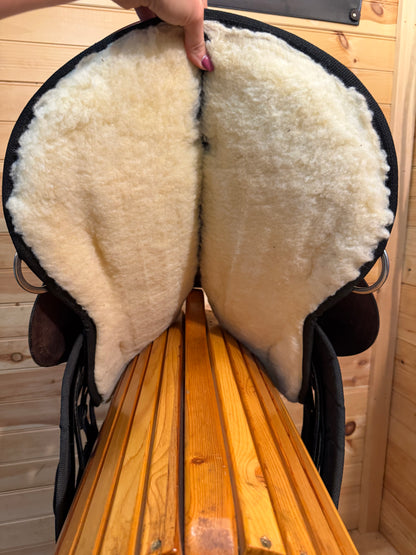 16” Crest Ridge Saddlery Sentry Lite Western Trail Saddle