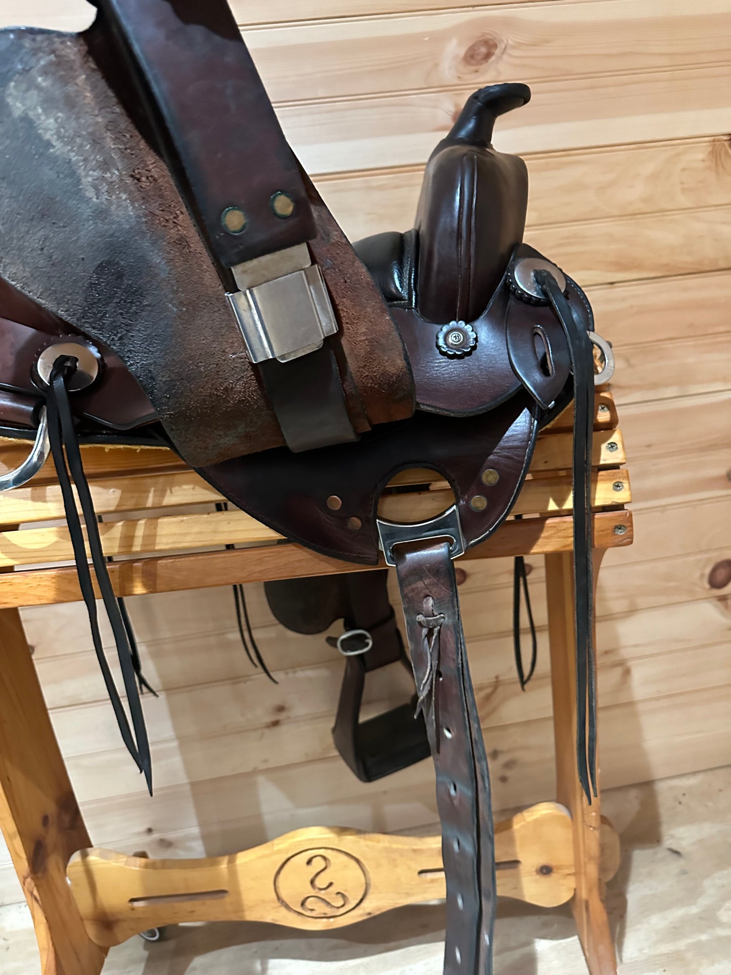 16.5” Allegany Mountain Saddlery Western Trail Saddle