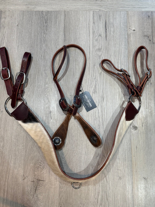 Cowhide Tripping Collar – Premium Amish Leather by Spur Creek Tack