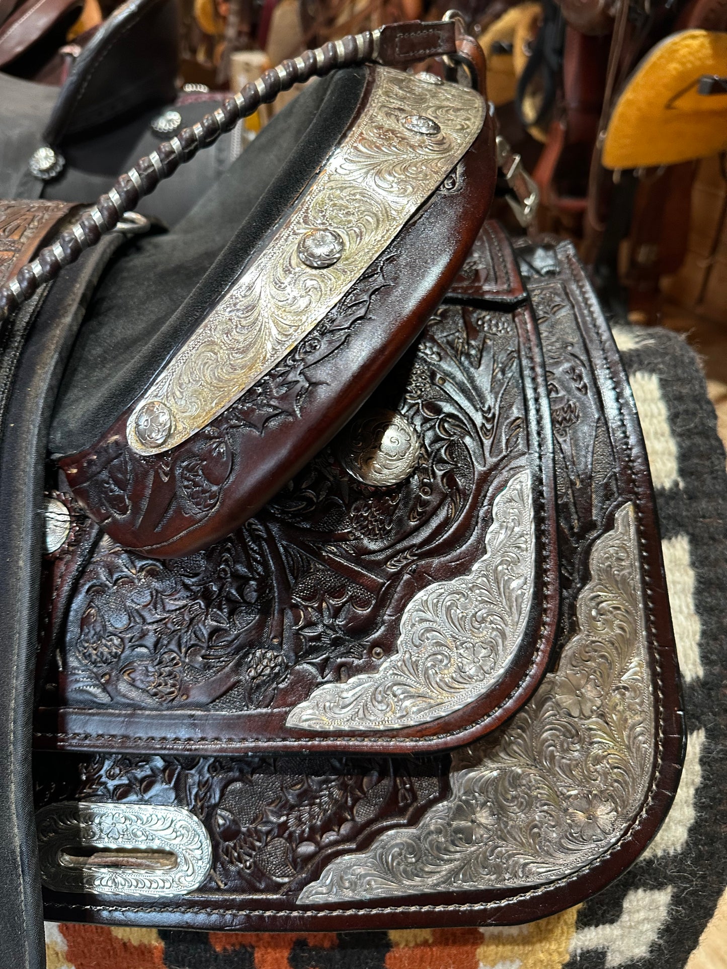 16” Silver Royal Equitation Western Show Saddle