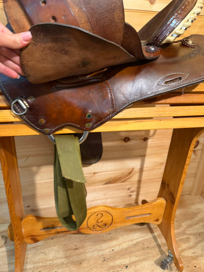 15” Southern RE Bear-Trap Barrel Racing Western Saddle