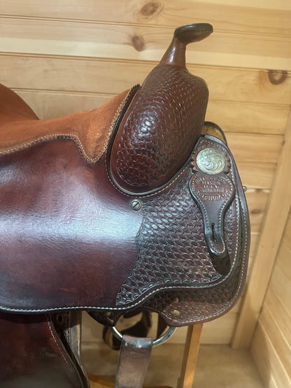 16” Billy Cook Maker Reiner Western Saddle Model 932