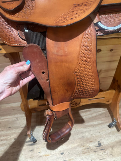 14” Dakota Saddlery Western Saddle Model 350L
