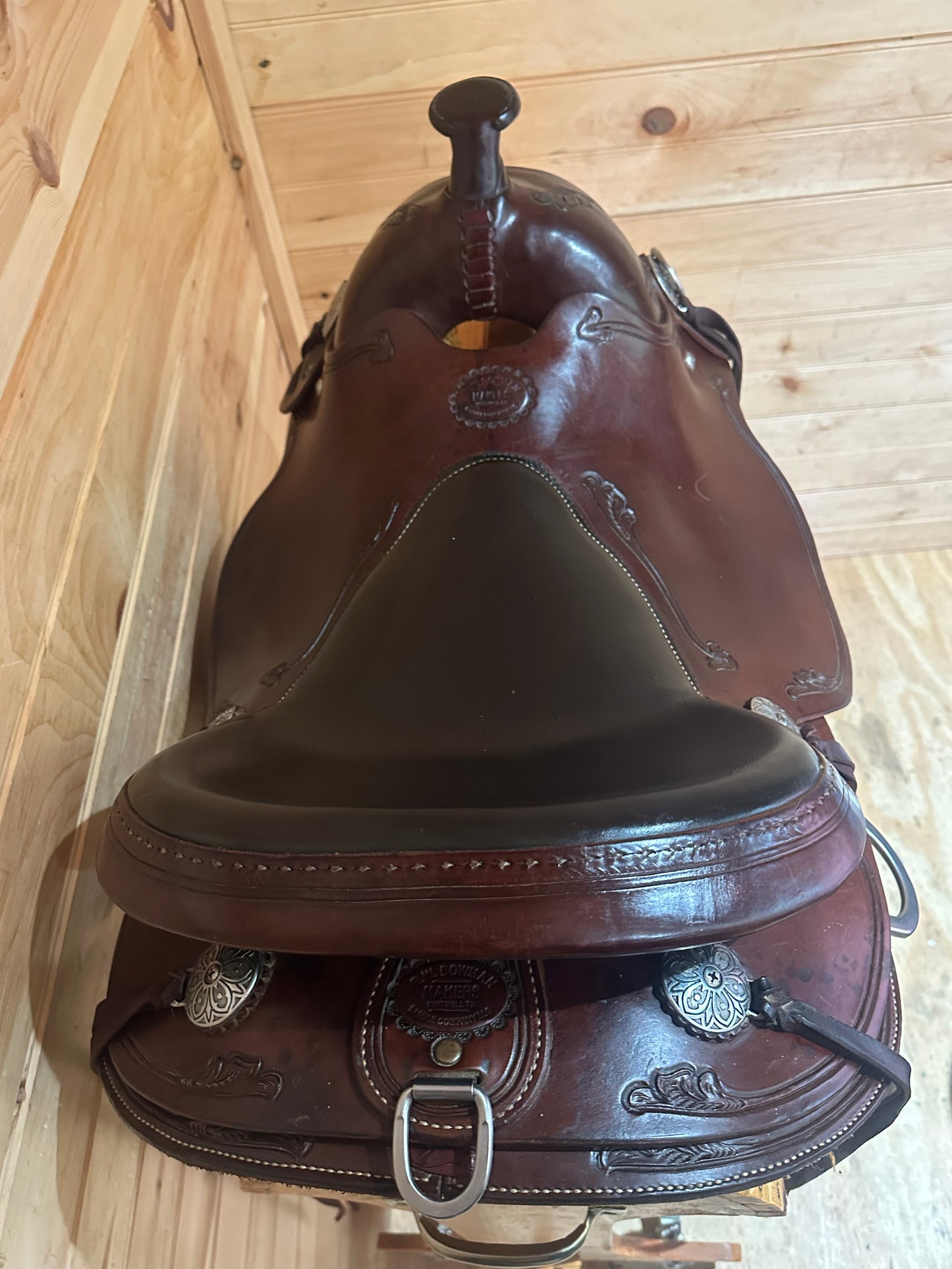 17” RW Bowman B-Light Western Ranch Trail Saddle Model 9517 (XW)