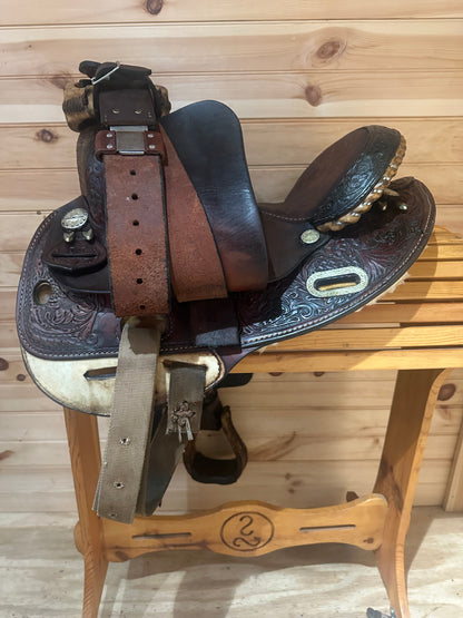 14” Circle Y Martha Josey Ultimate Barrel Racing Saddle Model 1173