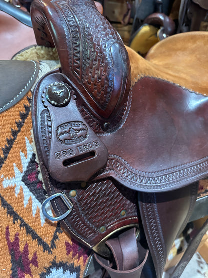 15.5” McCall Cowhorse Western Saddle Model 690 1203