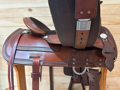 15” Circle Y Flex-Lite Park & Trail Western Saddle Model 1551 *Complete Tack Package*