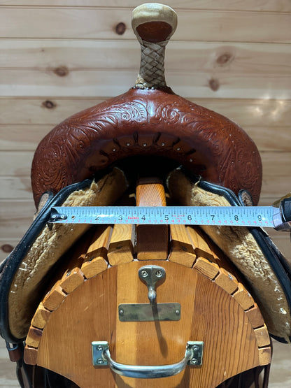 15” Circle Y Flex2 Kelly Kaminski Blaze Barrel Racing Saddle Model 1528