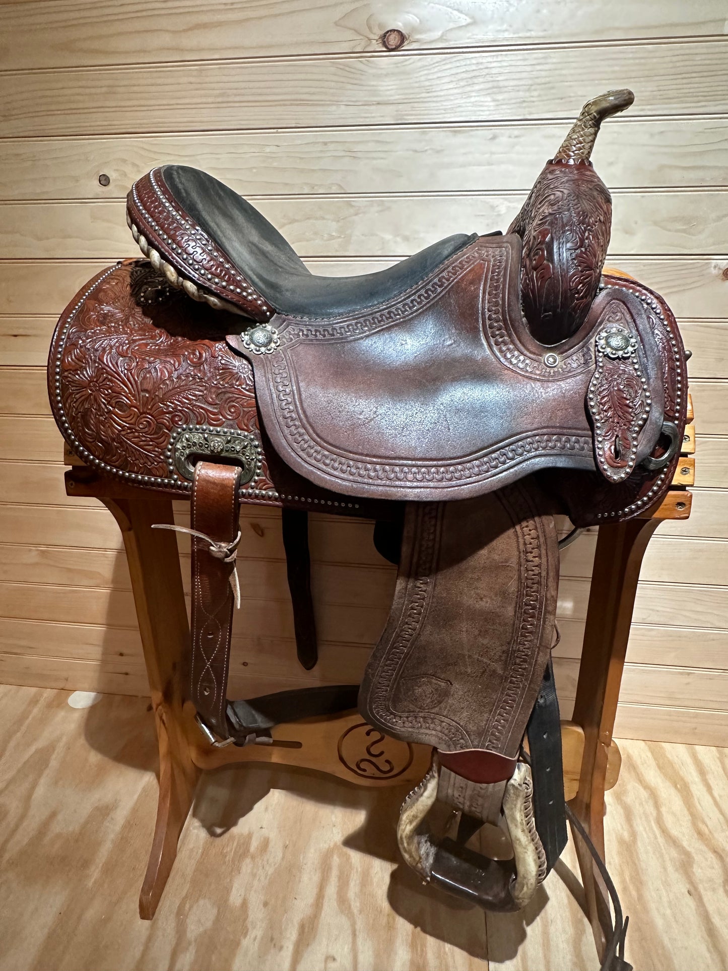 15” Tex Tan Barrel Racing Saddle