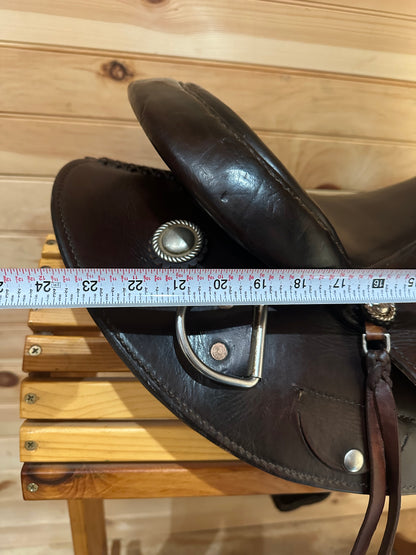15” Circle Y Arabian Western Equitation Training Saddle Model 2130