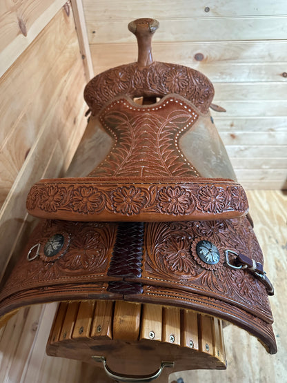 15” Equitech Team Roper Western Saddle