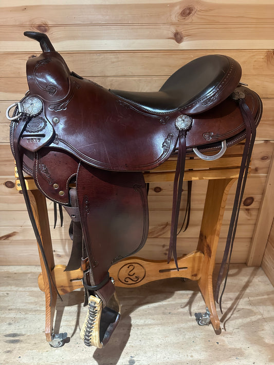 17” RW Bowman B-Light Western Ranch Trail Saddle Model 9517 (XW)