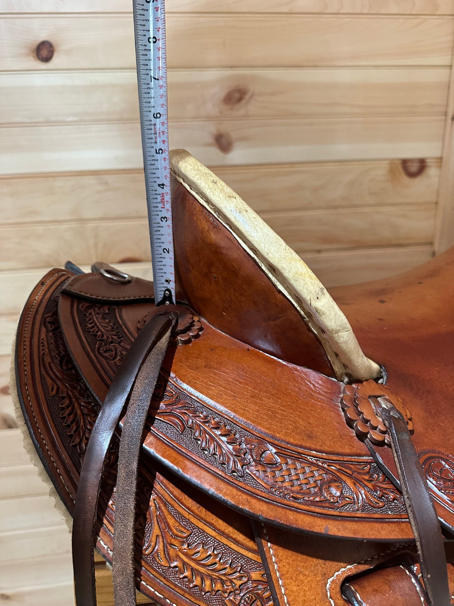 16” Circle Y Hardseat Ranch Roper Western Saddle Model 1156