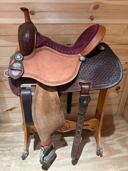 15” Martin Crown C Barrel Racing Saddle Model 4585