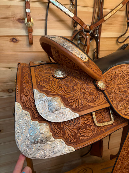 16” Reinsman Supreme Show Western Show Saddle Model 4586