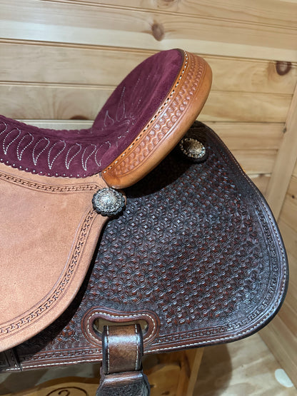 15” Martin Crown C Barrel Racing Saddle Model 4585