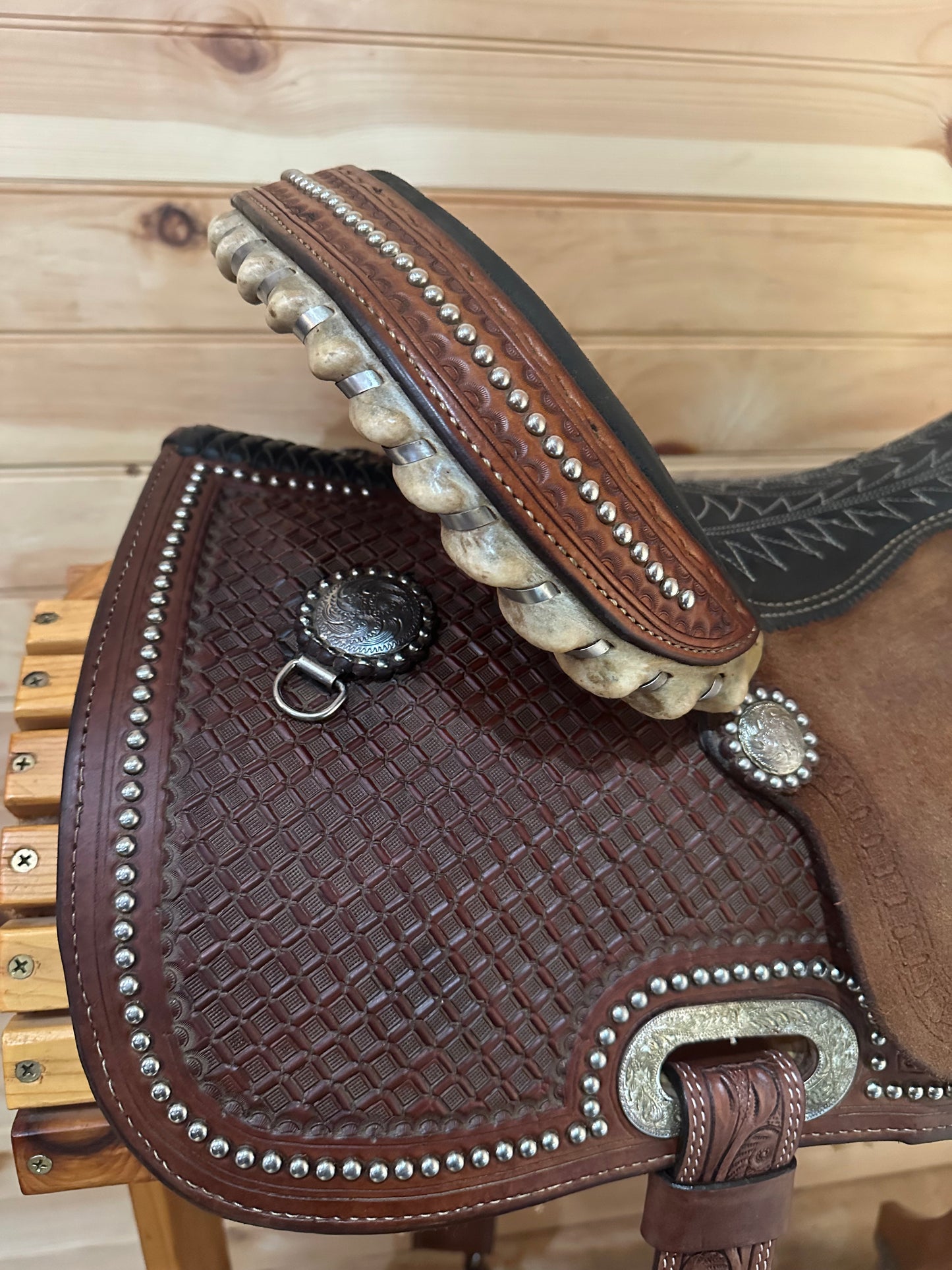 15” Billy Cook Maker Sulphur, OK Barrel Racing Saddle Model 1530