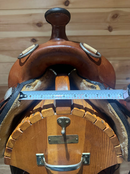 16.5” Rocking R Western Work Training Saddle