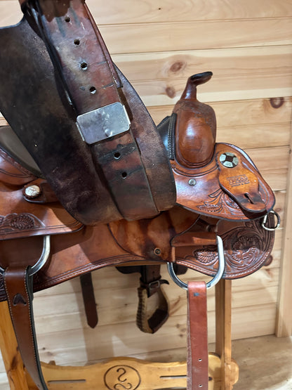 16” Sergeants Texas Classic Western Reining Saddle