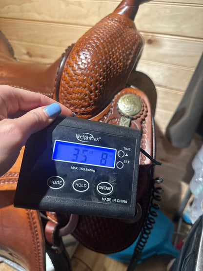 16” Billy Cook Classic Reiner Sulphur OK Western Saddle Model 6005