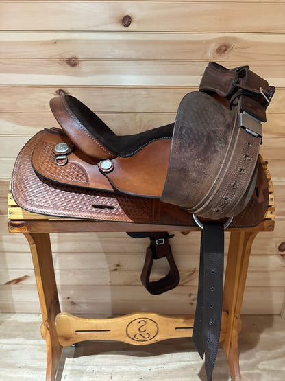 15” Big Horn Western Barrel Racing Saddle Model 919