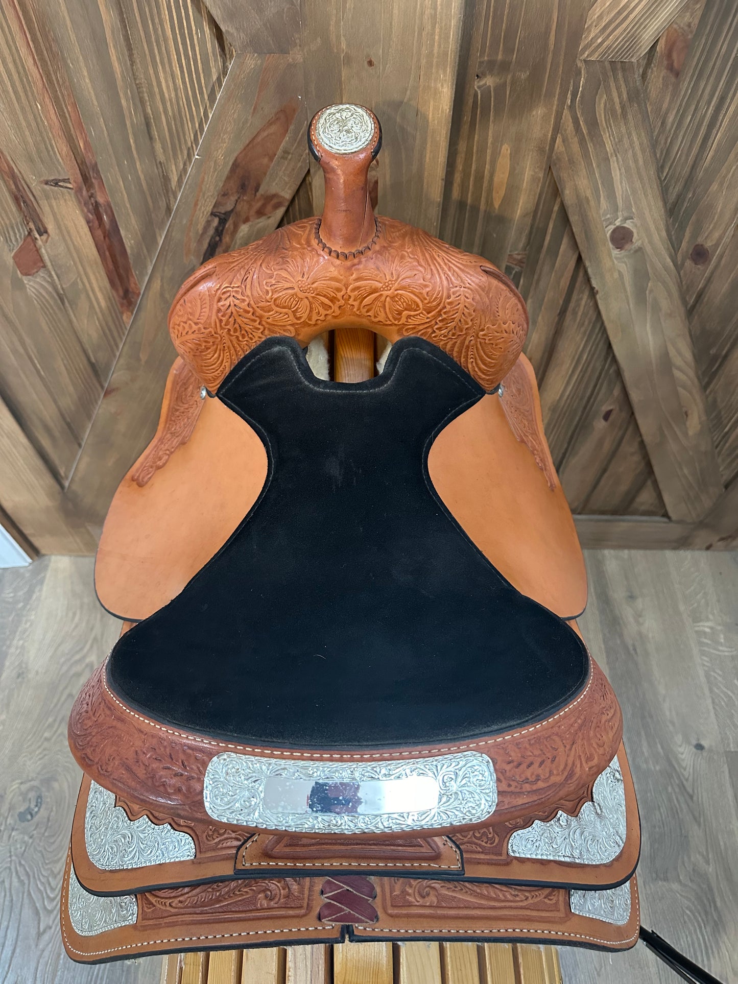 14” Circle Y High Horse Pasadena Show Western Saddle Model 6312