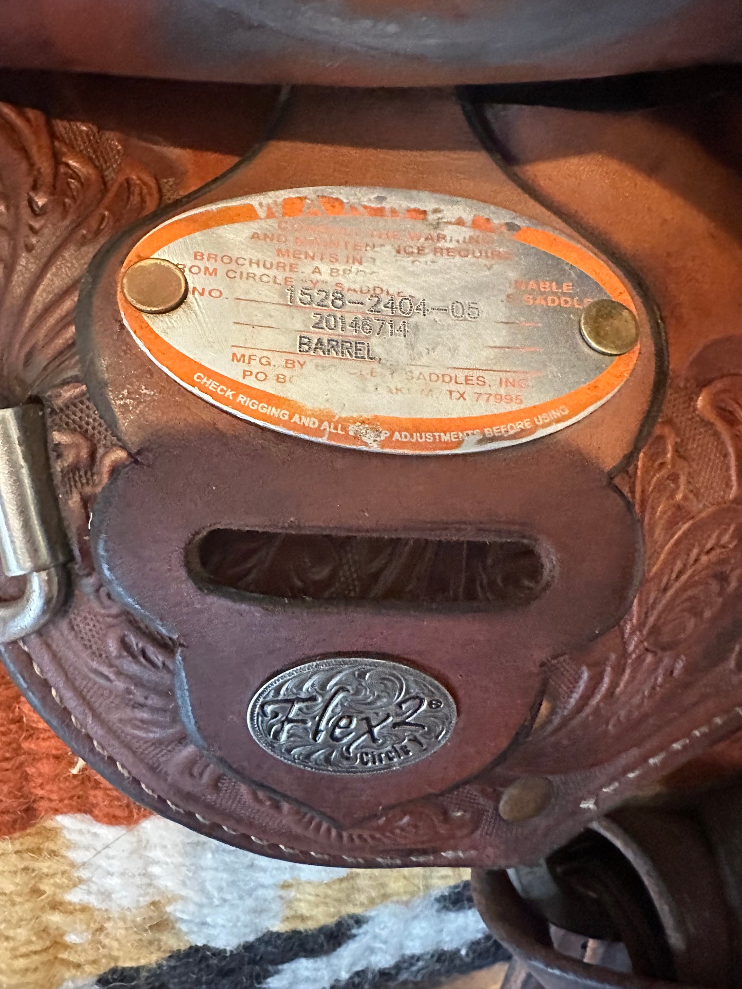 14” Circle Y Flex2 Kelly Kaminski Blaze Barrel Racing Saddle