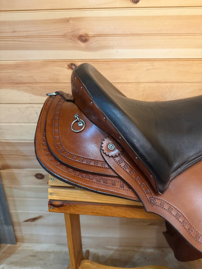 17” Brenneman’s Gaited Western Trail Saddle 080754