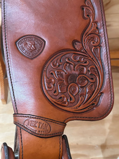 15” Tex Tan Hereford Western Trail Saddle Model 08-4014P5