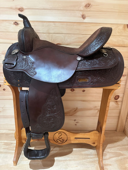 16” Circle Y High Horse Mineral Wells Western Trail Saddle Model 6812