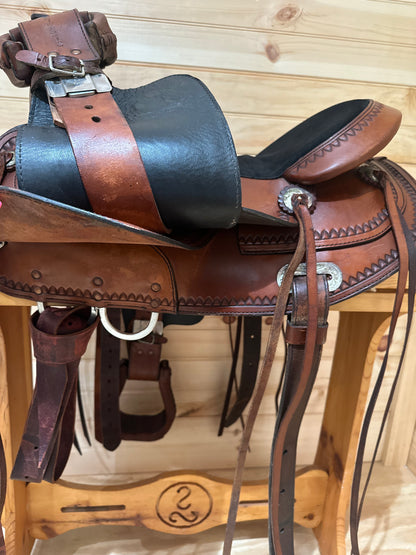 16” Tex Tan Hereford Western Trail Saddle Model 08-4023-1P6