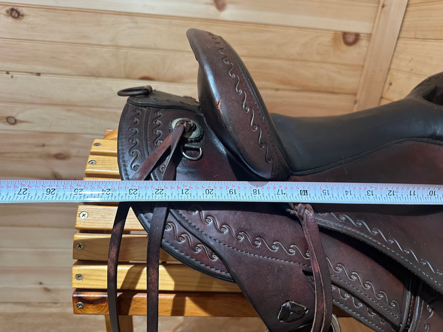 15” Circle Y Expedition Flex-Lite Endurance Trail Saddle Model 1575