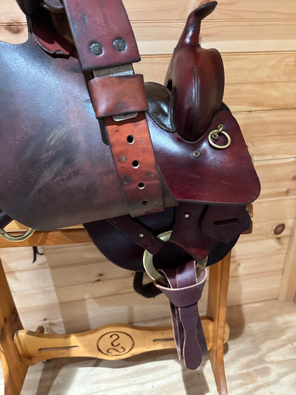 17.5” Tucker Saddlery Cheyenne Western Trail Saddle Model 157