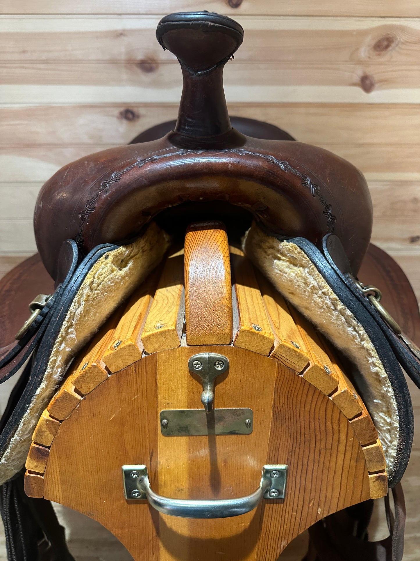 17” Big Horn Double Comfort Equi-fit Flex Western Trail Saddle Model 1656