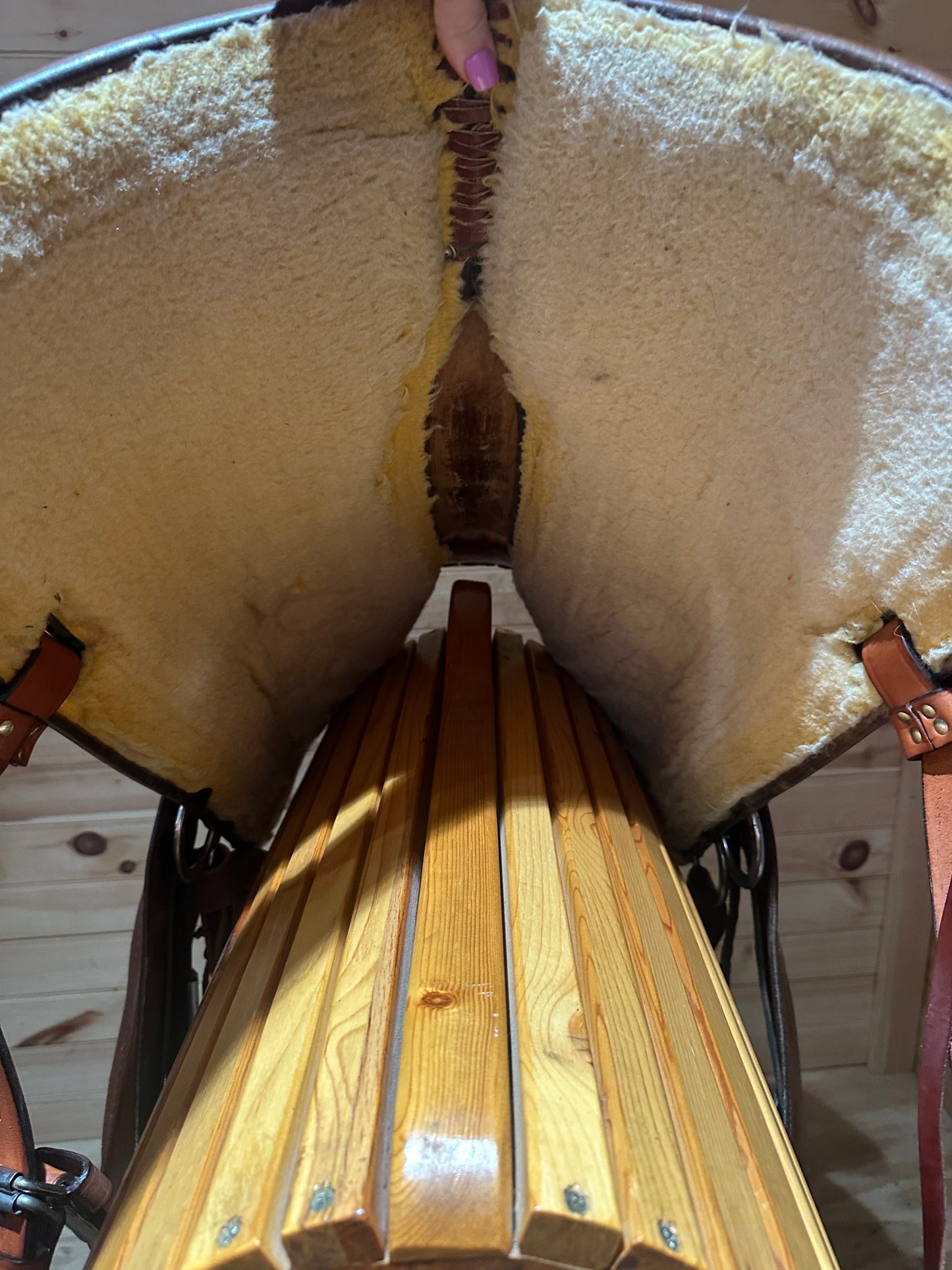 15” Circle Y Topeka Flex-Lite Western Trail Saddle Model 1551