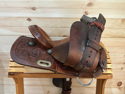 13.5” Reinsman X Series Barrel Racing Western Saddle